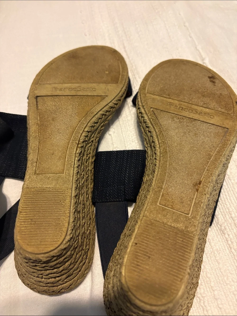 Franco Sarto navy elastic